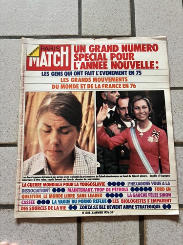 Paris match nº 1388 janvier - match,