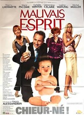 Affiche cinéma MAUVAIS ESPRIT 120x160cm Poster Thierry Lhermitte Ophélie Winter