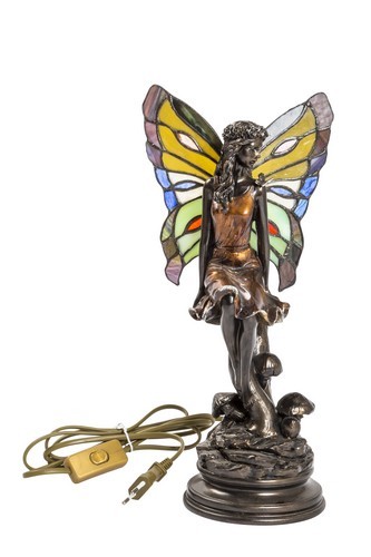 Lampe tiffany table fée - de,
