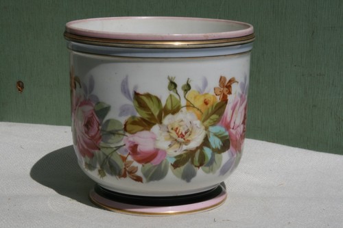 Cache pot faience - cache, en
