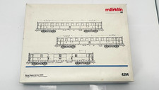 Märklin H0 4394 CARTON VIDE du lot de wagons train de la SNCB Belgique