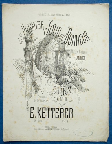 Opéra auber partition - auber,