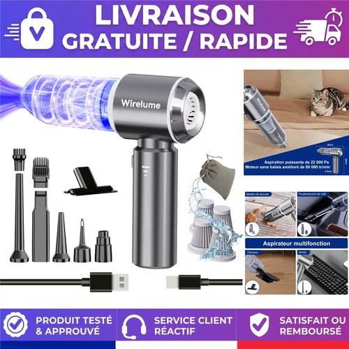 Aspirateur main sans - aspirateur, à