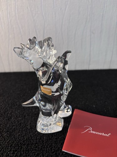 Schnauzer debout cristal de - debout, en