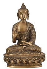 Bouddha de médecine en laiton