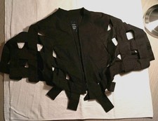 ❤️ RARE ..Limi Feu Yohji Yamamoto Veste /Blouson Court Découpé  T 2 Créateur 