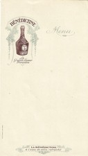 Benedictine Menu