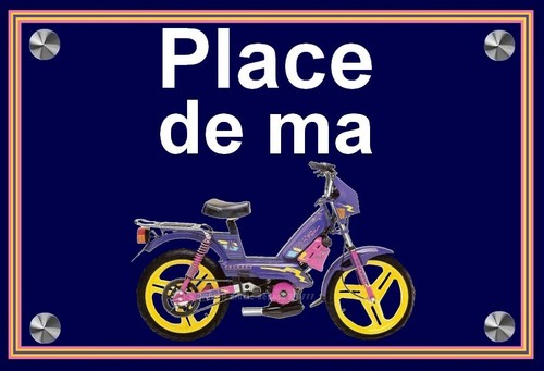 Plaque place ma peugeot - ",