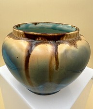 Vase Thulin en grès flambé signé Belgium 2051