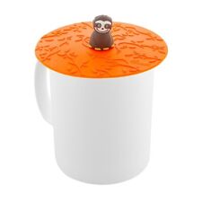Couvercle de tasse mug en silicone orange PYLONES Paresseux