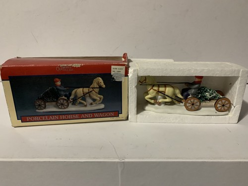 Horse wagon lemax old world - wagon,