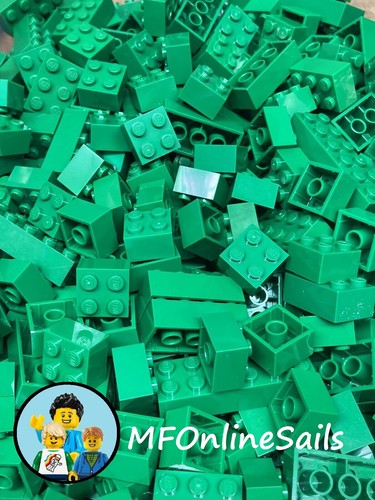 Genuine lego green 2x2 2x4 - eb,