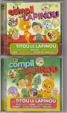 LA COMPIL DU LAPINOU VOL 1 & 2 CD + DVD DOROTHEE CODE LYOKO