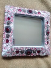 Miroir carré 28cm Mosaïque