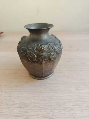 Vase ancien étain médoc - vase,