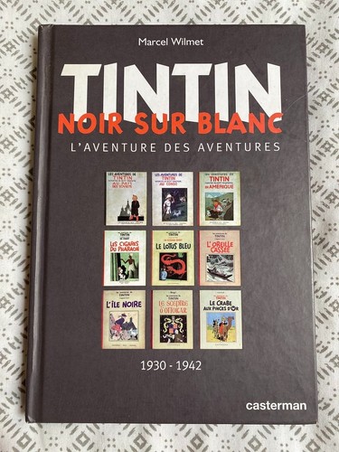 Tintin noir sur - sur, blanc