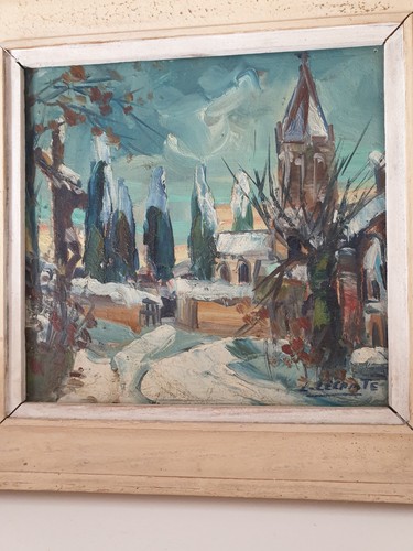 Tableau huile sur - huile,