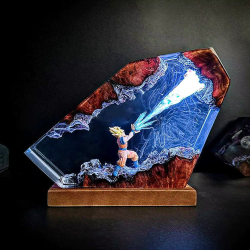 Lampe goku kamehameha led - goku,