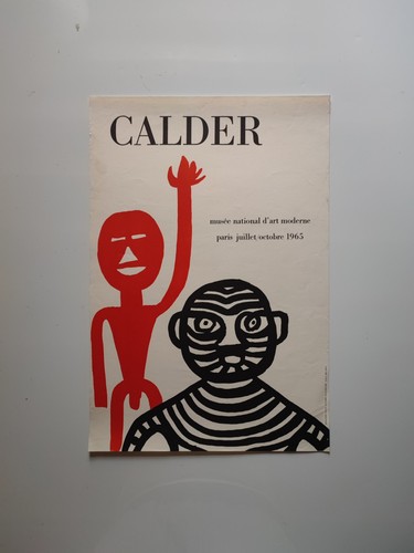 Calder affiche exposition - exposition, 1965