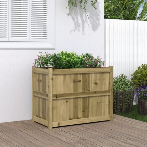 Jardinière bac fleurs pot - à,