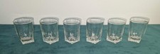 Lot de 6 verres à digestif, gnôle ou shooter de bistrot anciens  4 cl LotA