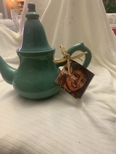 turquoise comptoir Teapot mcm design unique piece