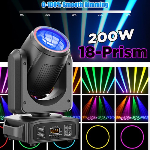 200w 18prism led - led, moving