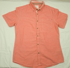 CHEMISE ESPRIT HOMME MANCHES COURTES LIN COTON TAILLE M EXCL a