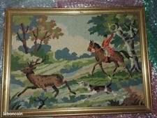 Tableau avec cadre chasse à