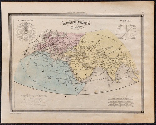 1860ca carte du monde - du,