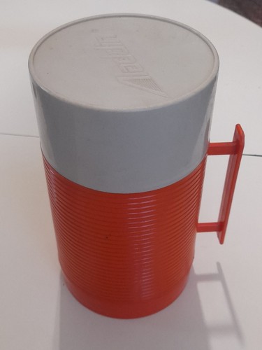 Thermos vintage orange 1970 - thermos,