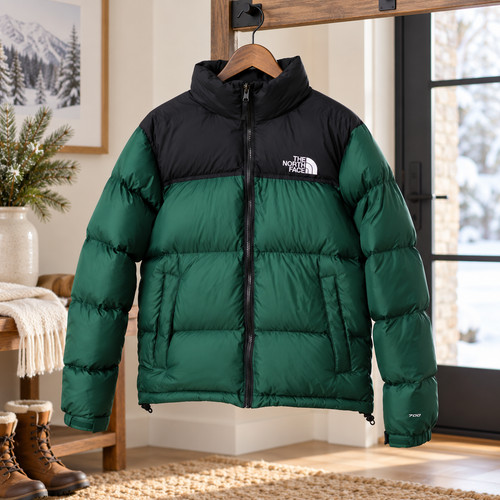 Forest green down - 🌲, puffer