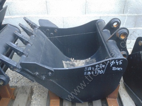 Godet 800mm axes 45mm pour - godet,
