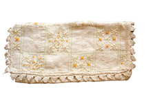 Embroidered Towel Rack