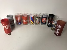 Lot verres vintage retro Coca
