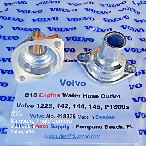 Volvo b18 water outlet 68 - water, 62-68