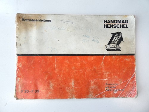 Hanomag henschel f20 f35 - henschel,