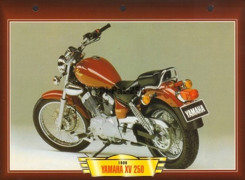 Fiche moto yamaha - moto, xv