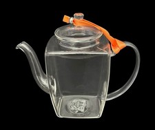 Mariage Freres Blown Glass Teapot With Lid. France