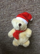 LOVELY LITTLE PLUSH BEAR CHRISTMAS, TOO CUTE