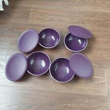 tupperware lot de 4 coupelle bol saladier allegra violet 275 ml peu utilisé 