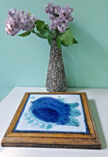 Freres CLOUTIER DESSOUS DE PLAT DECO OISEAU BLEU 