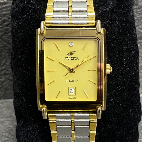 Rare montre enicar quartz - rare,