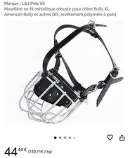 Muselière L&J Pets Pour Bully