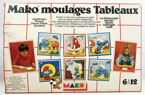 Les schtroumpfs mako moulage - mako,