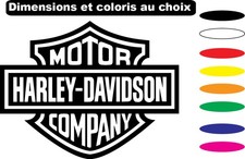 Sticker autocollant Harley davidson company, Coloris et taille au choix
