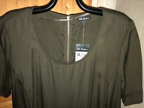 Robe lyocell kaki foncé - , ulla