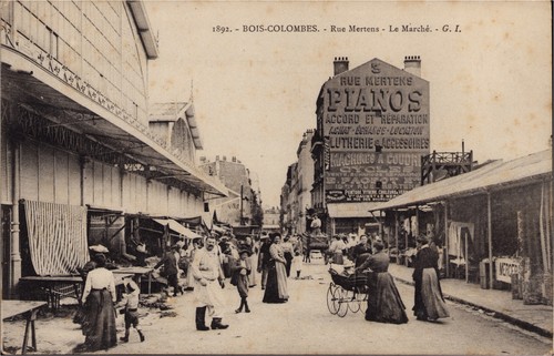 Cpa bois colombes rue - cpa, bois-colombes