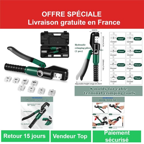 Pince sertir hydraulique - sertir,
