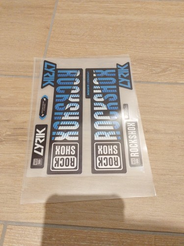 Planche stickers fourche - , vélo